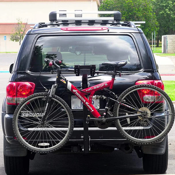 Bicycle Rack for Car (Dual 4 Bike Carrier Hitch Mount)