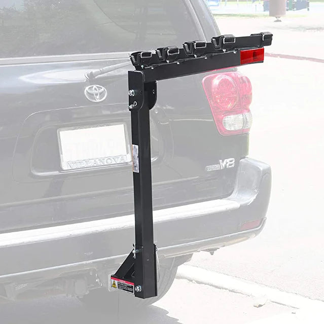 Bicycle Rack for Car (Dual 4 Bike Carrier Hitch Mount)