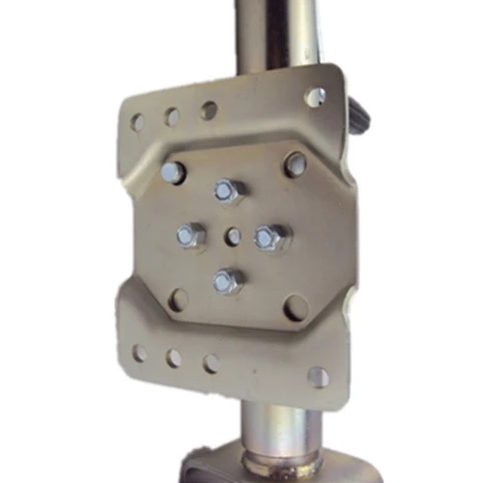 Trailer Jockey Wheel - Trailer Parts - Jack With Rubber Dual Wheel