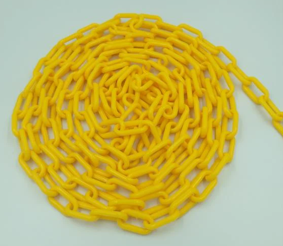 Safety Chain 6mm x 25m Plastic Roll (Yellow) Warning