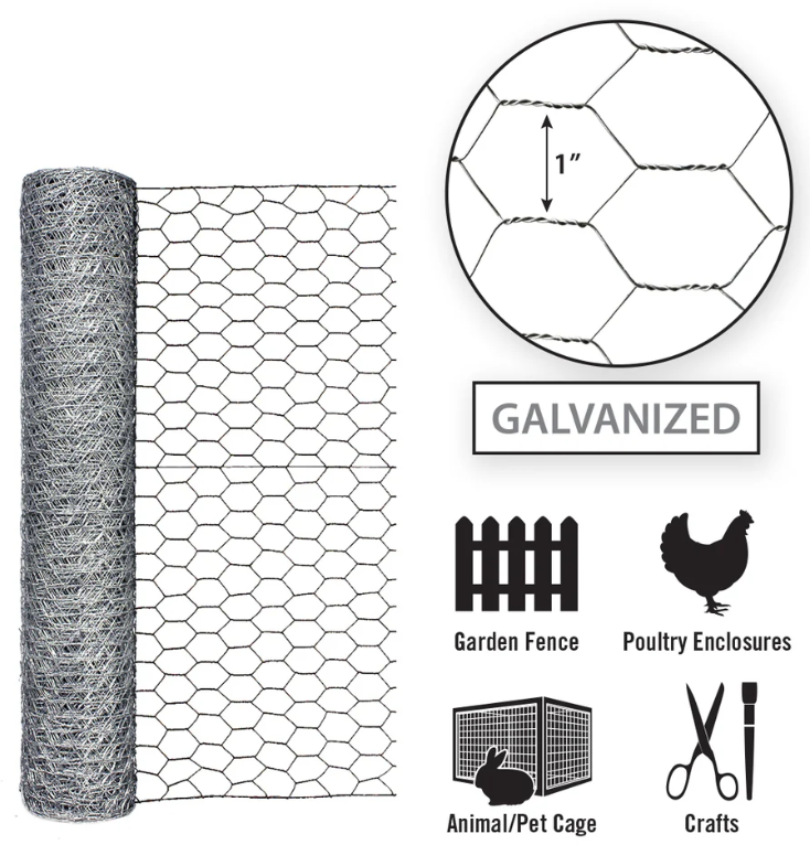 300/600/900/1200mm Reliable Hex Mesh | Wear Resistant Applications Fencing Mesh